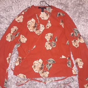 Forever21 wrap bell top